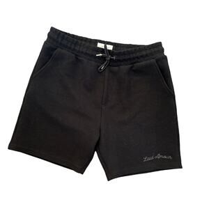 I LOVE UGLY Botanica Trackie Shorts Men’s Size Large Black Waffle